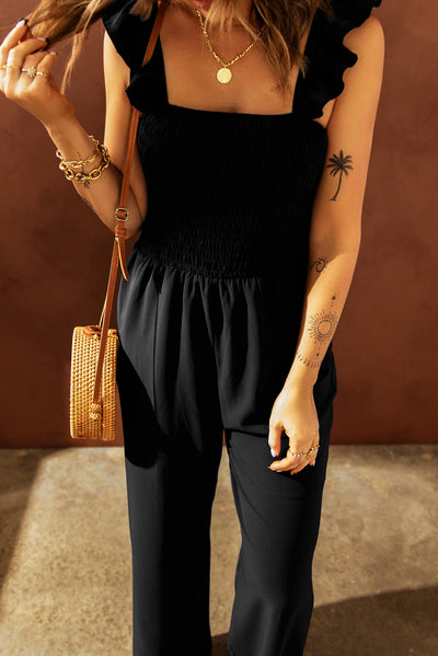 Classy Black Wide Leg Jumpsuit