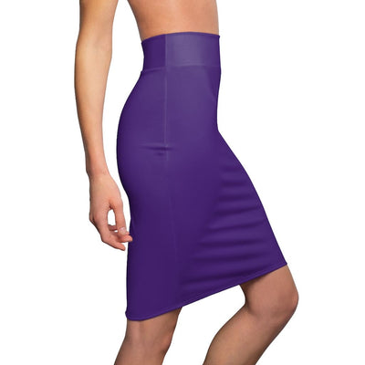 Womens Skirt, Purple Pencil Skirt